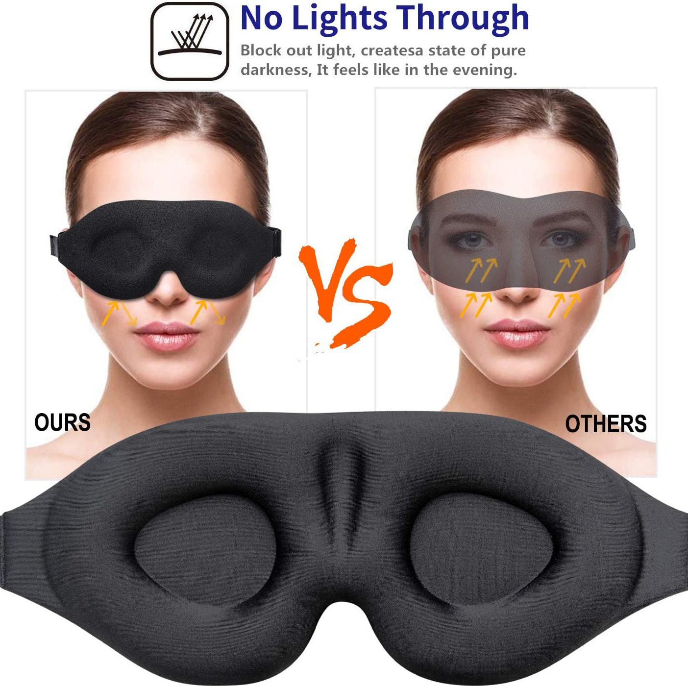 3D Sleep Mask, Sleeping Eye Mask for Women Men
