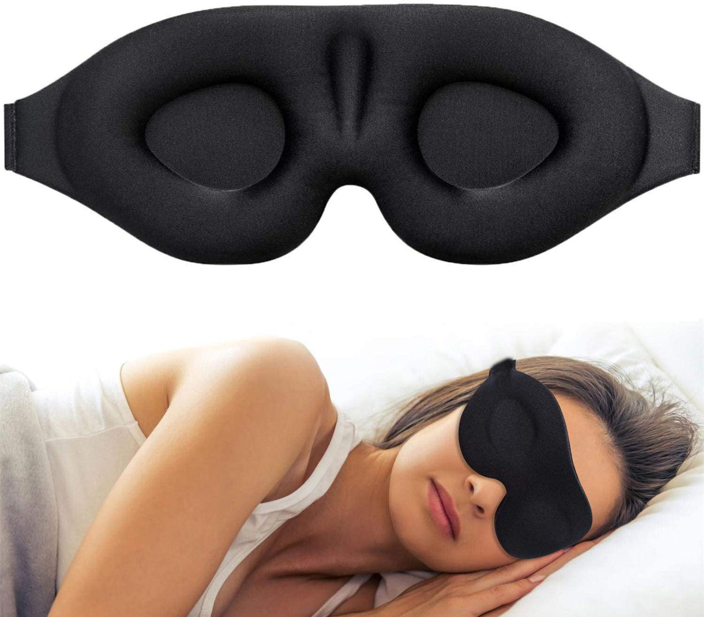 3D Sleep Mask, Sleeping Eye Mask for Women Men