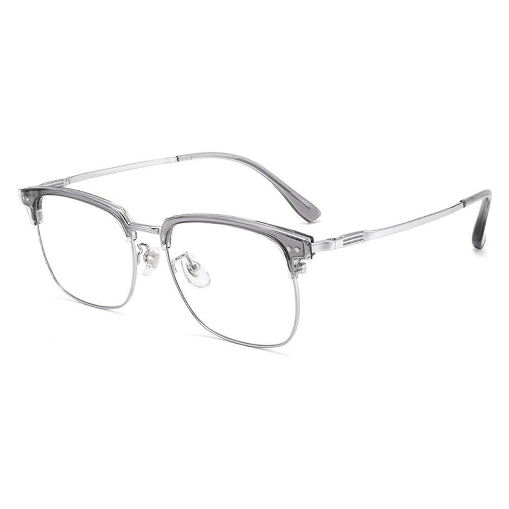 Stance Browline Semi-Rimless Eyeglasses