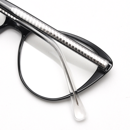 Spotlight Horn Full-Rim Eyeglasses