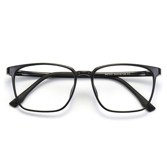 Drill Square Full-Rim Eyeglasses