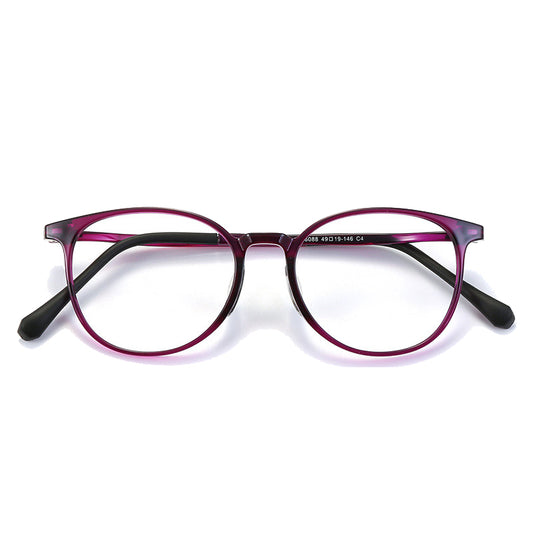 Clayton Round Full-Rim Eyeglasses