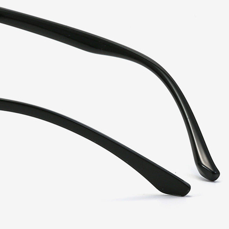 Ridge Browline Semi-Rimless Eyeglasses
