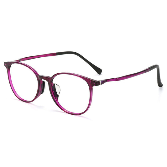Clayton Round Full-Rim Eyeglasses