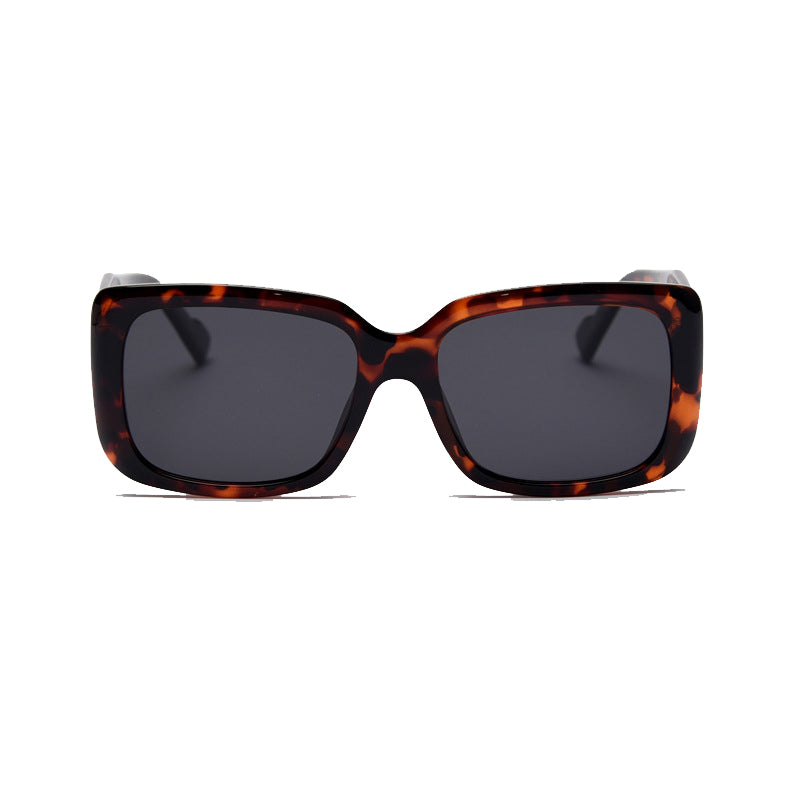 Lamarr Rectangle Full-Rim Sunglasses