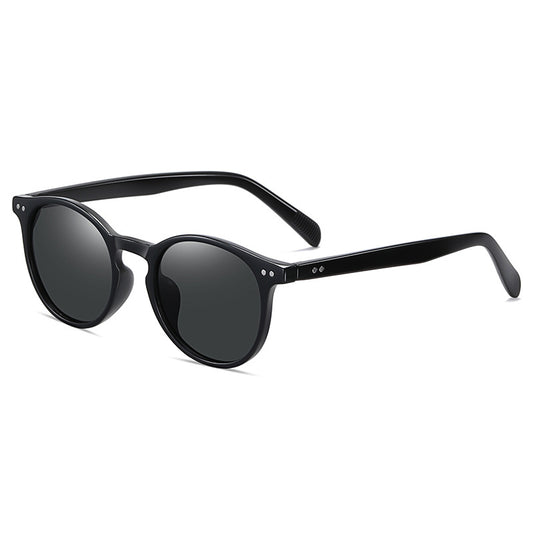 Vapor Round Full-Rim Polarized Sunglasses