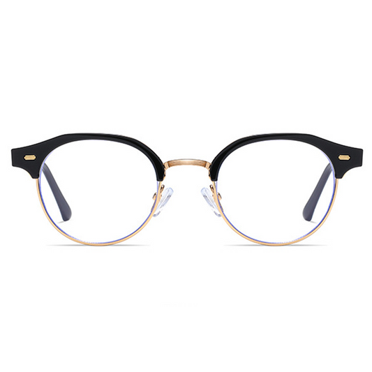 Fanfare Round Full-Rim Eyeglasses