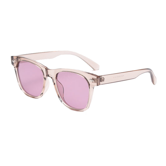 Button Square Full-Rim Sunglasses