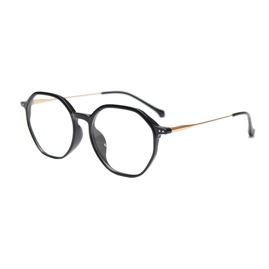 Ephemeral Geometric Full-Rim Eyeglasses