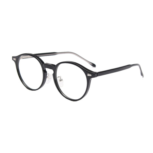 Gaze Oval Full-Rim Eyeglasses