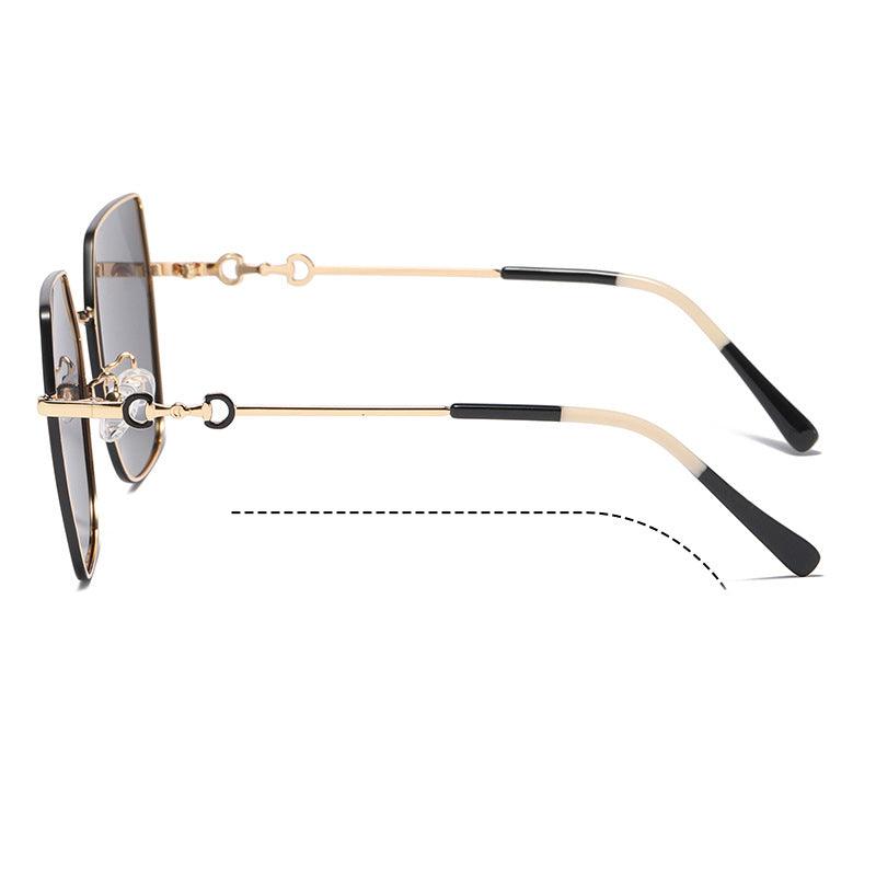 Jubilate Geometric Full-Rim Polarized Sunglasses