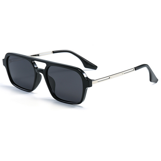 Decade Aviator Full-Rim Sunglasses