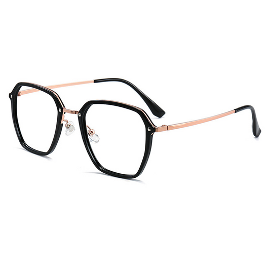 November Geometric Full-Rim Eyeglasses