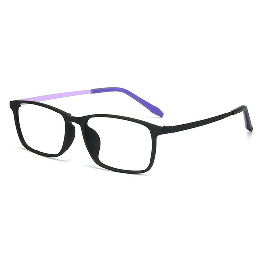 Intense Rectangle Full-Rim Eyeglasses