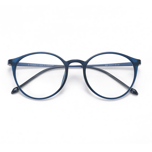 Dominic Round Full-Rim Eyeglasses