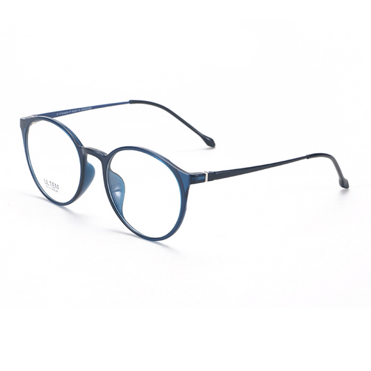 Dominic Round Full-Rim Eyeglasses