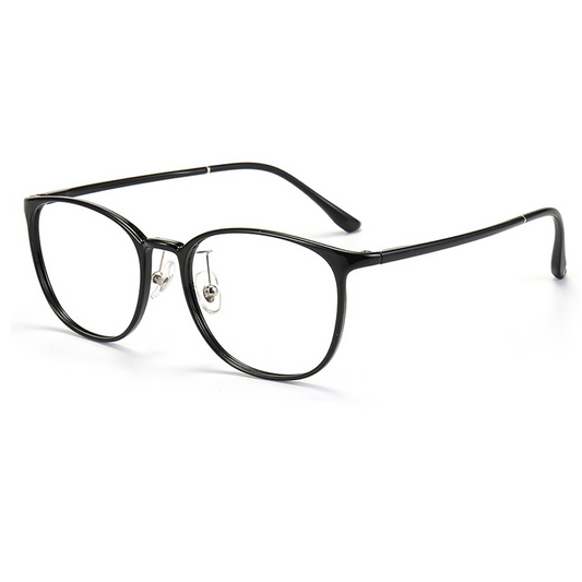 Adept Round Full-Rim Eyeglasses