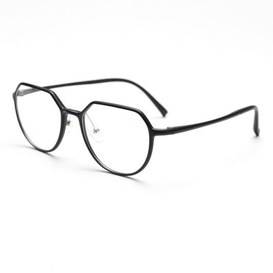 Aston Geometric Full-Rim Eyeglasses