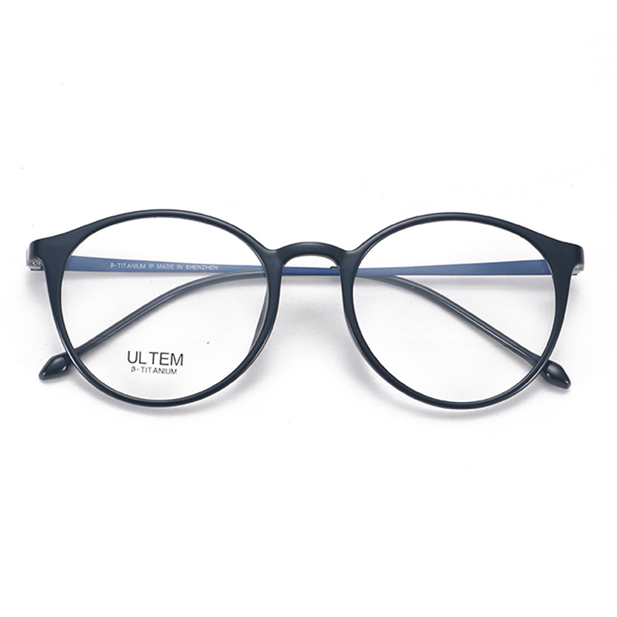 Dominic Round Full-Rim Eyeglasses