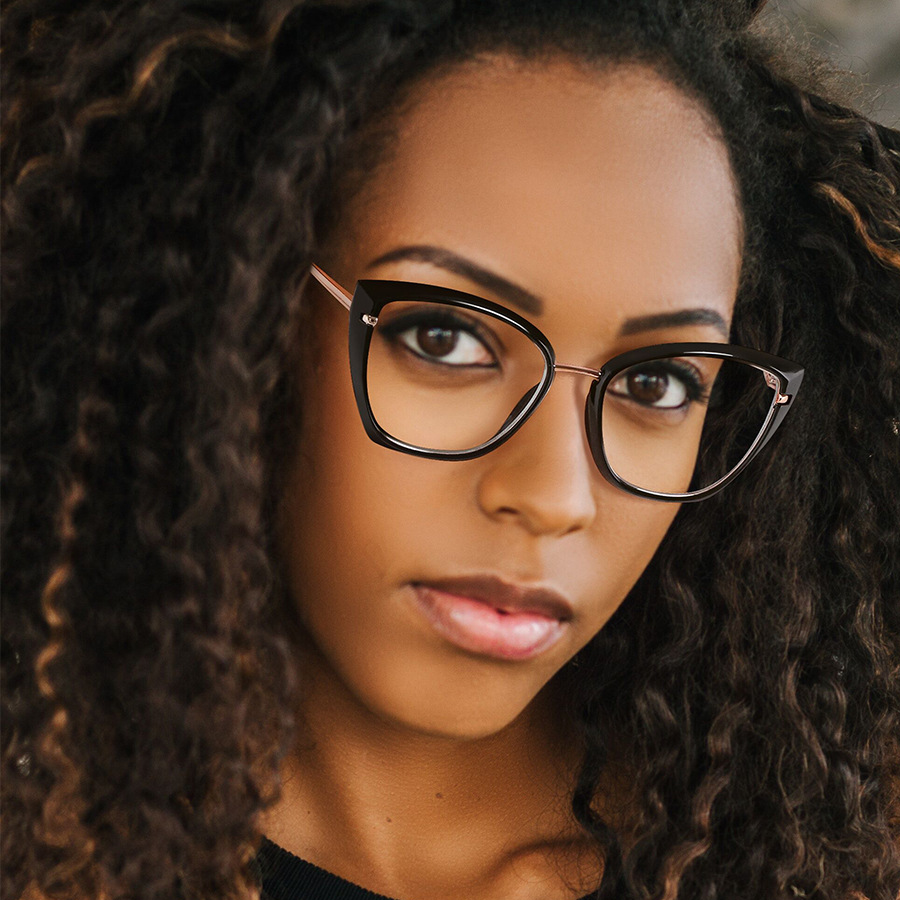 Hollis Horn Full-Rim Eyeglasses
