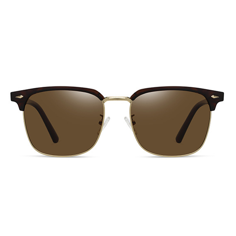 Strata Browline Semi-Rimless Polarized Sunglasses