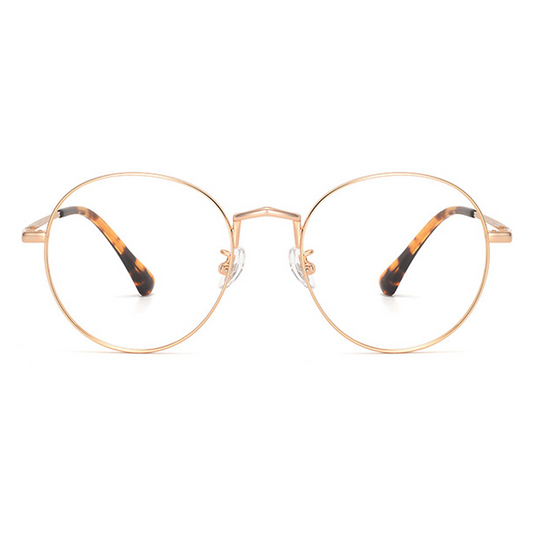 Gavi Oval Full-Rim Eyeglasses