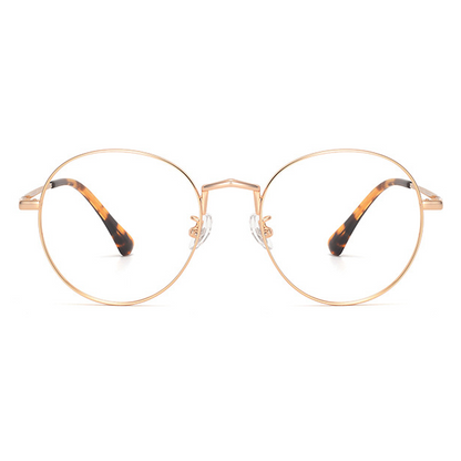Gavi Oval Full-Rim Eyeglasses