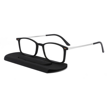 Leap Rectangle Full-Rim Reading Eyeglasses