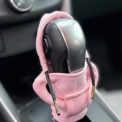 Fluffy Shift Knob Hoodie for Car Size