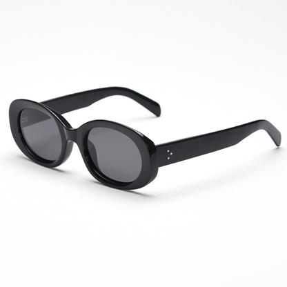 Safari Oval Full-Rim Sunglasses