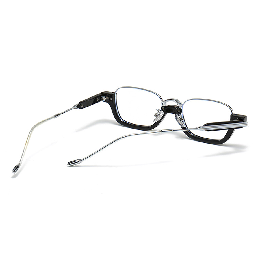 Mentis Rectangle Semi-Rimless Eyeglasses