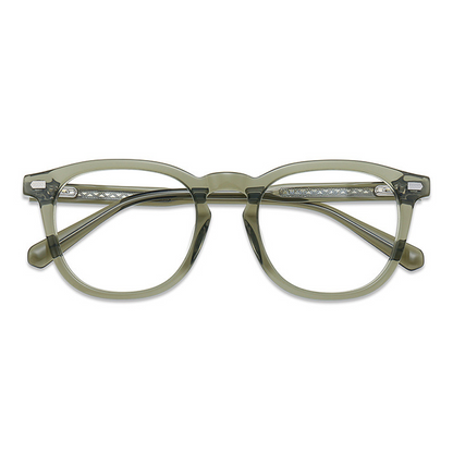 Beck Round Full-Rim Eyeglasses