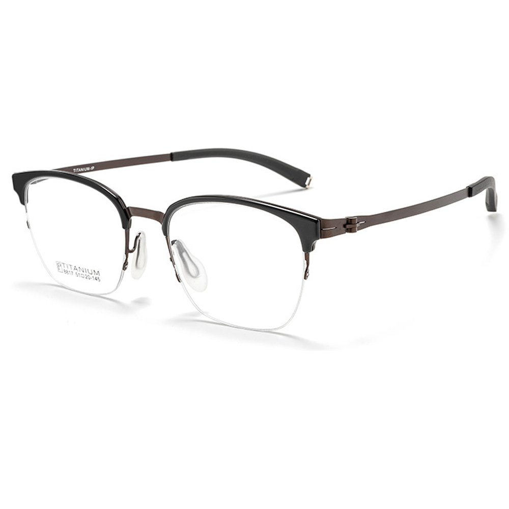 Catch Browline Semi-Rimless Eyeglasses