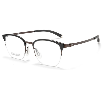 Catch Browline Semi-Rimless Eyeglasses