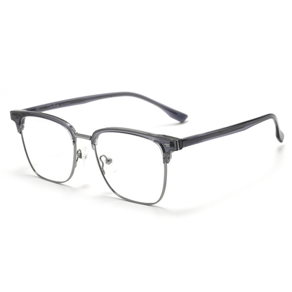 Moore Browline Semi-Rimless Eyeglasses