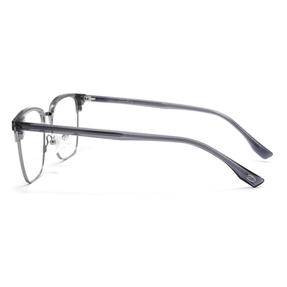 Moore Browline Semi-Rimless Eyeglasses