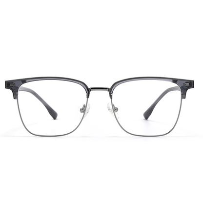 Moore Browline Semi-Rimless Eyeglasses