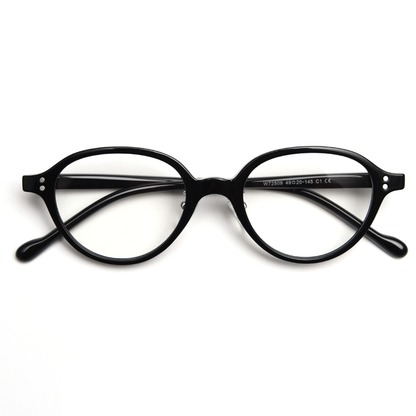 Amity Oval Full-Rim Eyeglasses