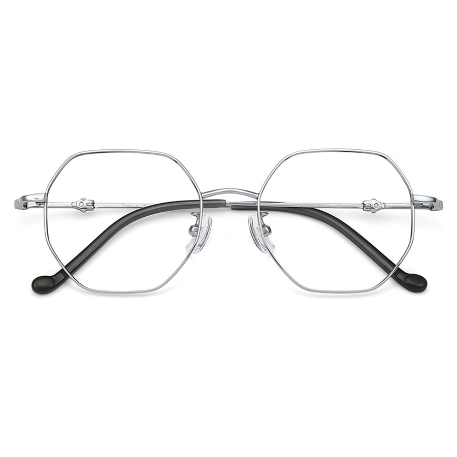 Elwood Geometric Full-Rim Eyeglasses
