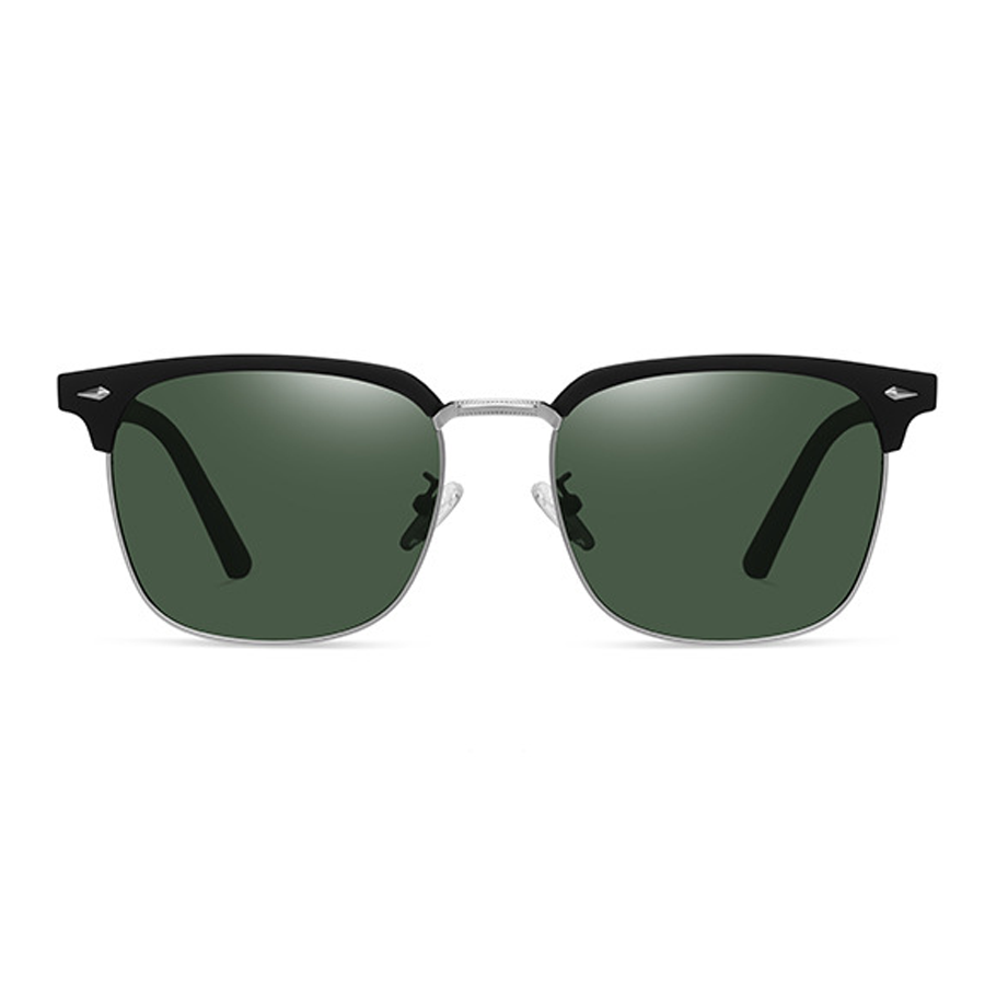 Strata Browline Semi-Rimless Polarized Sunglasses