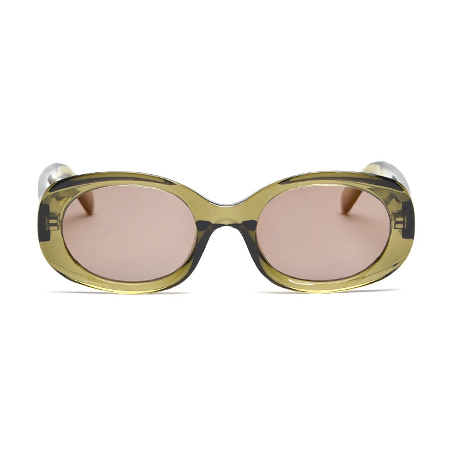 Safari Oval Full-Rim Sunglasses