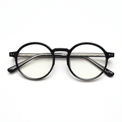 Arden Round Full-Rim Eyeglasses