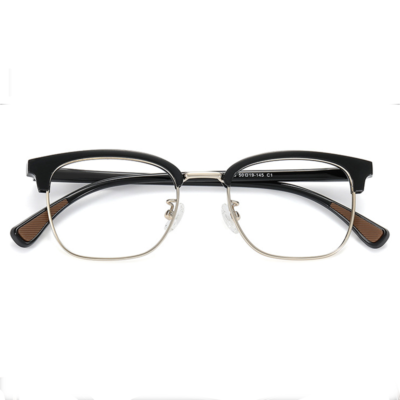 Pacific Browline Semi-Rimless Eyeglasses