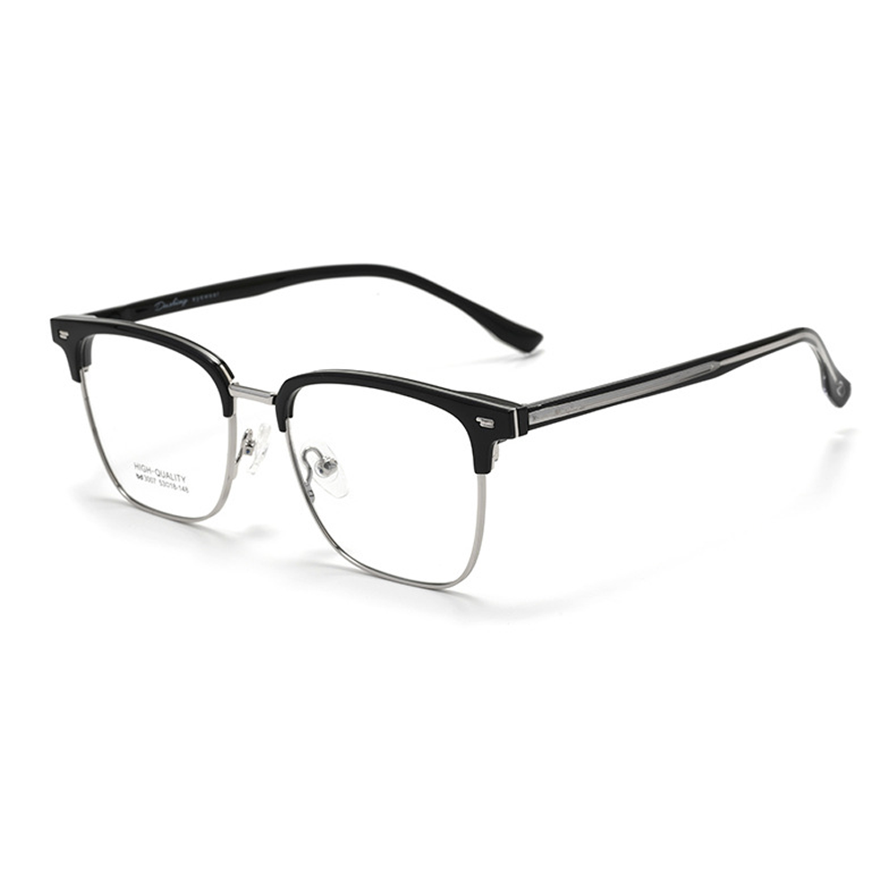 Moore Browline Semi-Rimless Eyeglasses