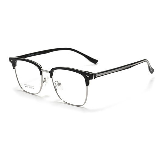 Moore Browline Semi-Rimless Eyeglasses