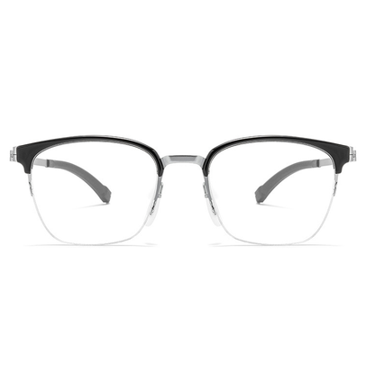 Catch Browline Semi-Rimless Eyeglasses