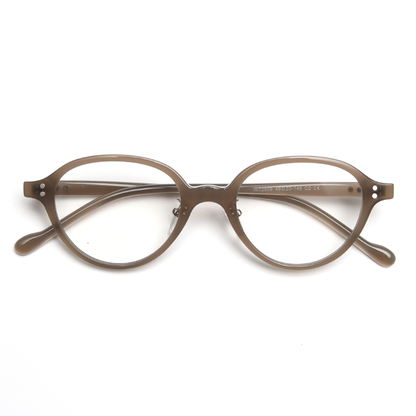 Amity Oval Full-Rim Eyeglasses