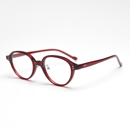 Amity Oval Full-Rim Eyeglasses