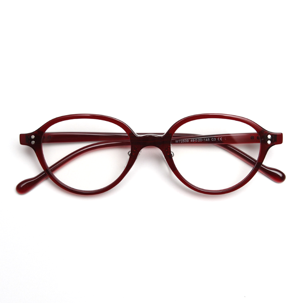 Amity Oval Full-Rim Eyeglasses