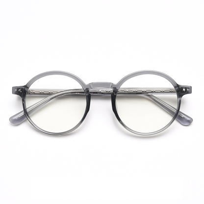 Arden Round Full-Rim Eyeglasses